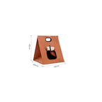 Pet Nest Four Seasons Portable Pet Nest Dual-use Variant Felt air Conditioning Nest Padded Warm Pet Supplies(E)