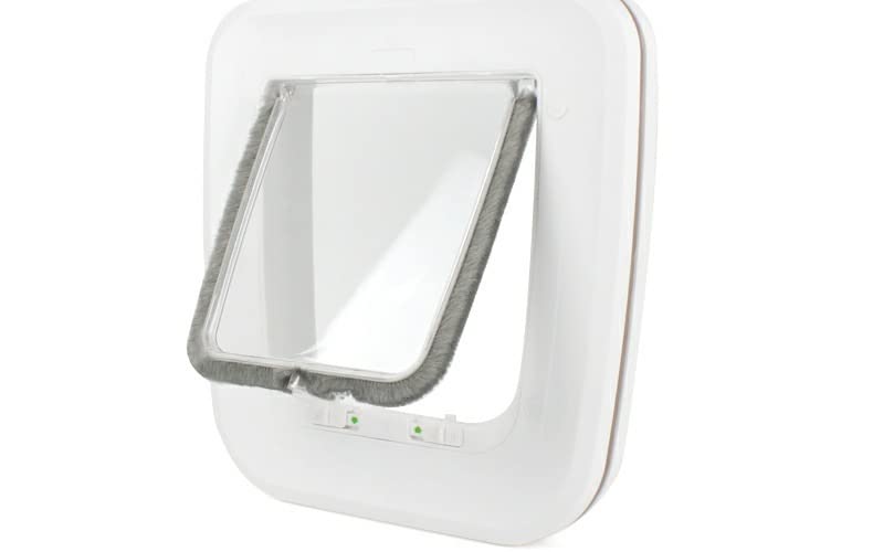 Pet Supplies Dog Door Cat Abs Automatic Closing