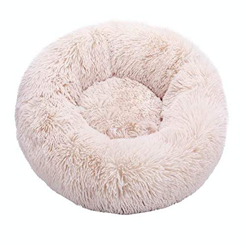 Pet Dog Bed Basket Dogs Beds for Large Bench Mat Chihuahua Kennel for Pet Supplies Sofa Dog House for Cat Big Cushion Products. (Color : Beige Yellow Size : 100cm)