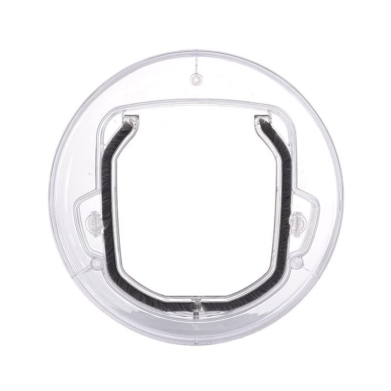 PC Pet Glass Door Cat Dog Flap Gate Supplies Home Animal