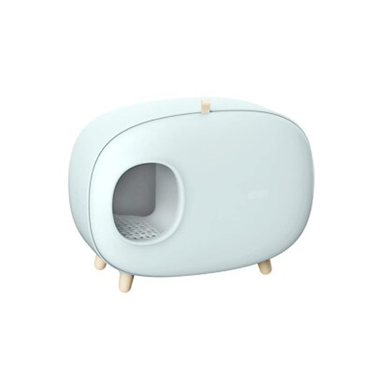 Pet Toilet Topwith Scoop and Shield Toilet Durable Detachable Design Semi-Enclosed Pet Cleaning Supplies Litter Box Easy to Clean Dog Pee Pads (Green)