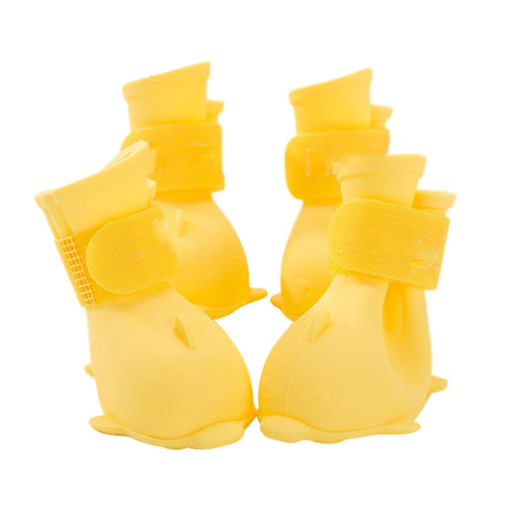 Pet Rain Shoes Anti Slip Waterproof Rubber Small Portable Booties Rainy Days Appear Supplies