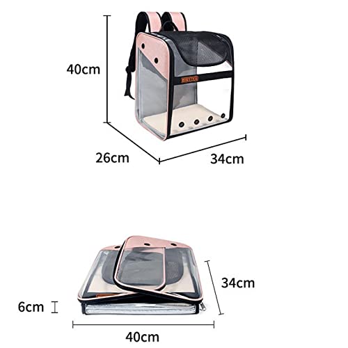 Pet Supplies Transparent Bag Backpack Folding Capsule Out Portable Case for