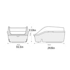 Pet Toilet Semi-Closed Open Litter Box Separable Cat Toilet Heightened Splash-Proof Cat Poop Tray Large Cat Supplies Dog Pee Pads (Yellow)