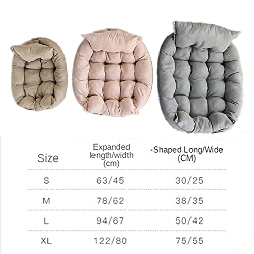 Soft Dog Bed Kennel Suede Cats Dogs Cushion Washable Pet Lounger Breathable Mat Blanket Pet Supplies for Small Medium Large Dogs Pet Supplies (Dark Green M 78x62)
