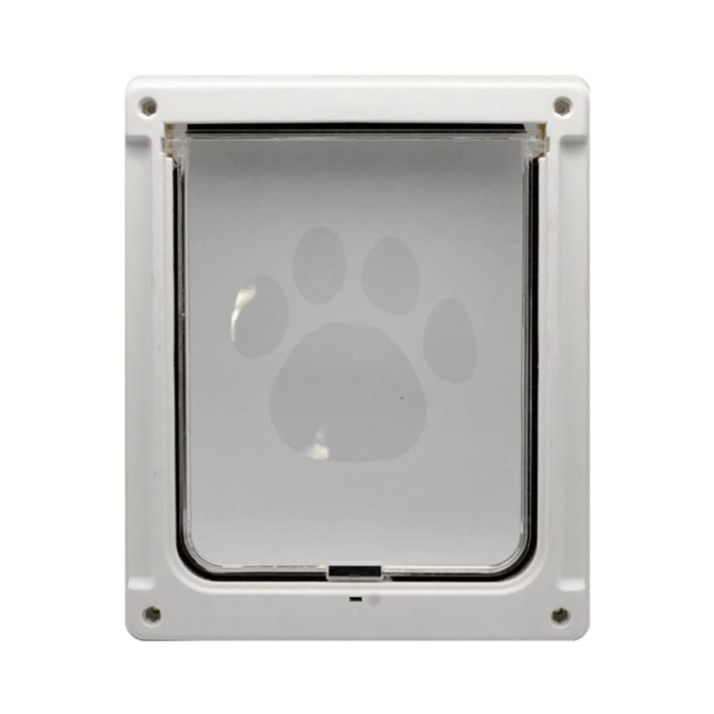 Pet Screen Doors Puppy Safety Flap Free Entry Out Exit Quiet Gate Supplies for Large Medium Dogs