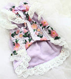 Fashion Princess Pet Clothes Dress T-Shirts Lovers Suit Small Medium Cats Dog Clothes Pet Supplies Dog Skirts (Size : Large) (XX)