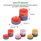 Dog Bowl Water Dispenser Automatic Storage Non-Slip Pet Bowls Food Feeder Container Supplies