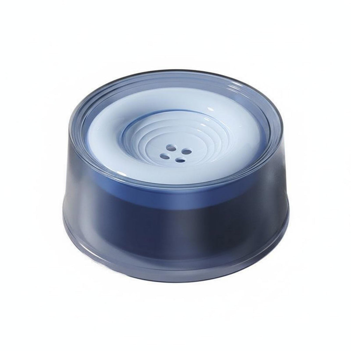 Bowl Dog Water Container Pet Waterer Disk with Buoyant Plate and Stable Base Polypropylene Long Supply Suitable for Home use car Travel Crate Areas pet Sitting, Blue