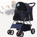 Pet Travel Stroller Washable Pet Stroller Fold Light Dog Cart Portable Pet Cart Small and Medium Cats and Dogs Pet Supplies 5 (3)