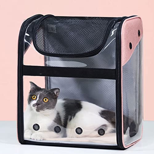 Pet Supplies Transparent Bag Backpack Folding Capsule Out Portable Case for