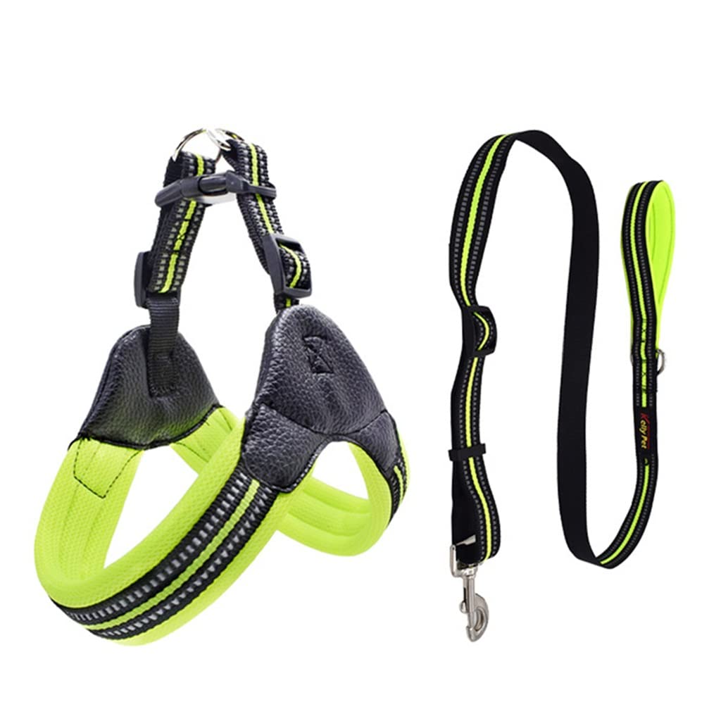 Breathable Nylon Mesh Dog Harness Adjustable and Leash Set Accessories Pet Supplies