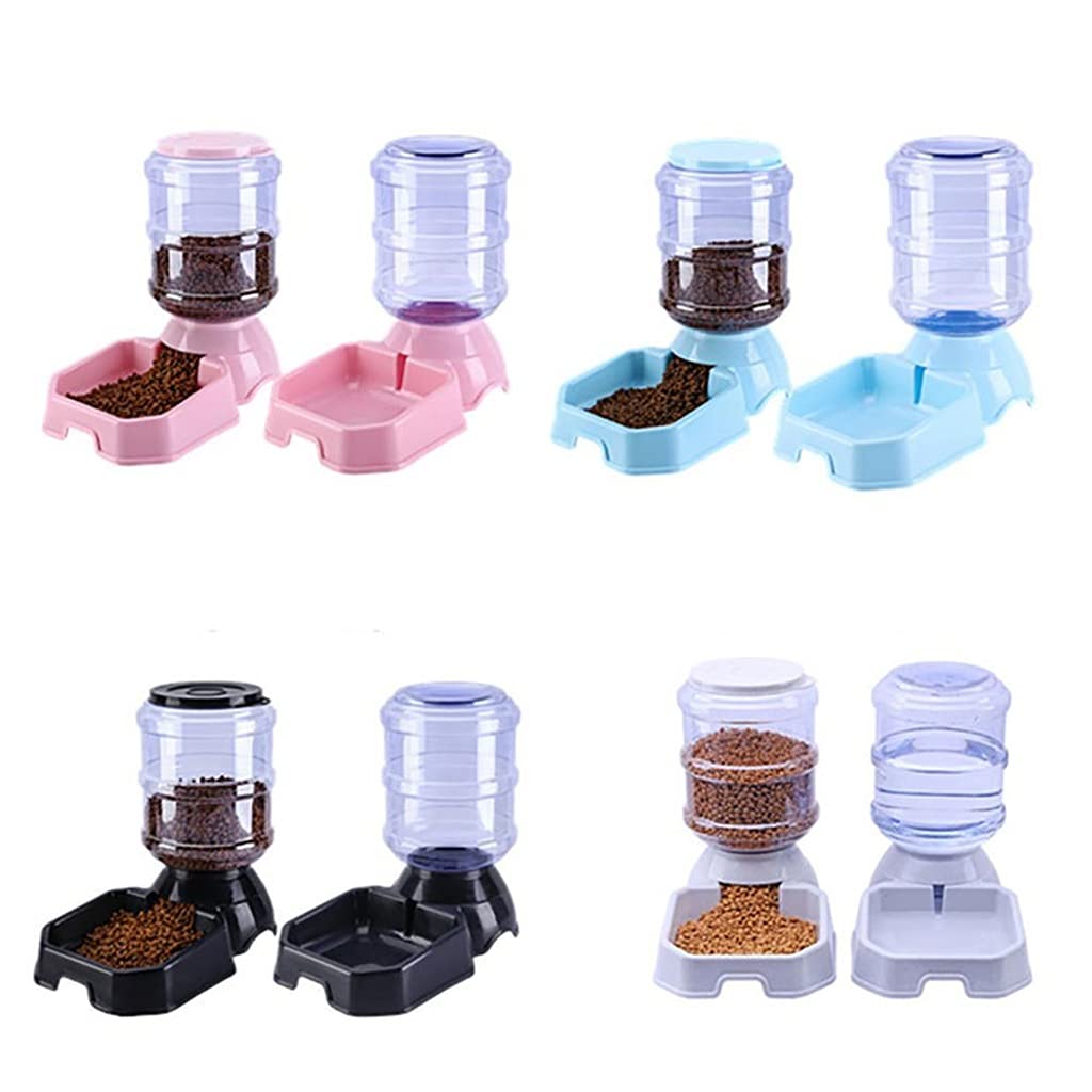3.8L Automatic Pet Feeders Dog Drinking Bowl Large Capacity Water Food Holder Dogs Supplies(C)
