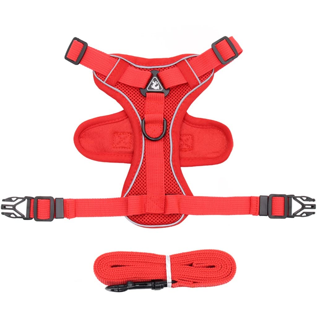 Dog Vest with Adjustable Walking Supplies Soft and Breathable Pet Accessories Suitable for Small Puppies Leash