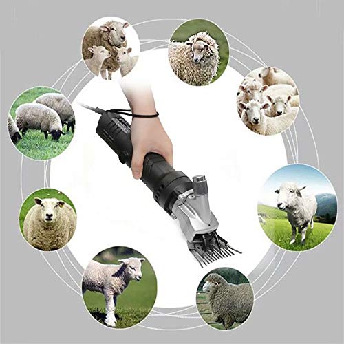 GagalU Pet Farm Supplies 350W 220V Electric Sheep Shearing Supplies Clipper Sheep Goats Alpaca Shears Wool Scissor Farm Machine with Box
