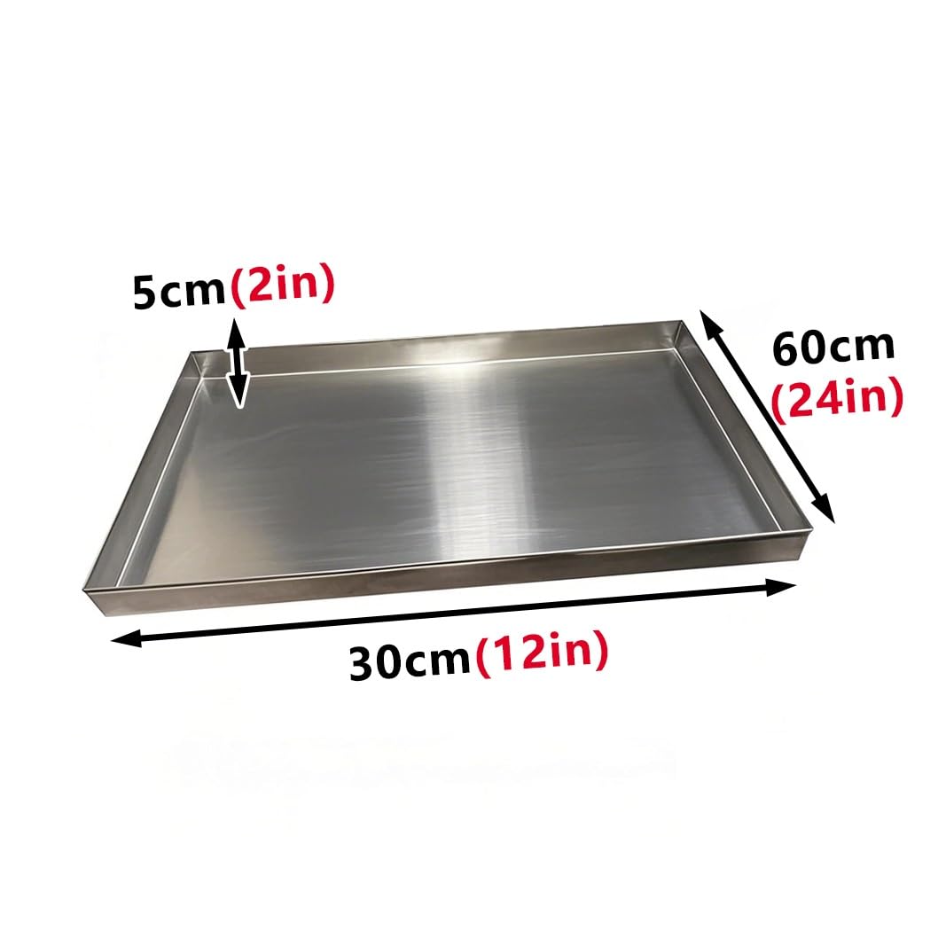 Stainless Steel Dog Crate Replacement Tray - Chew-Resistant, Leak-Proof Floor Pan with Welded Design for Pet Crate, Easy to Clean, Durable Pet Supplies