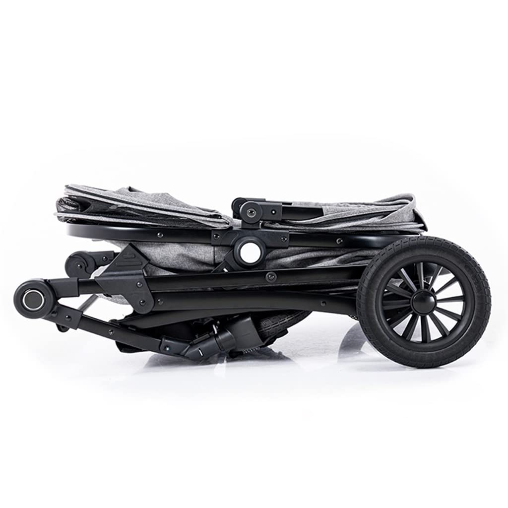 Foldable Dog Stroller 4 Wheels Pet Stroller for Small Medium Dogs Cats Puppy Buggy with Detachable Stand Pet Supplies Up to 25kg Pink
