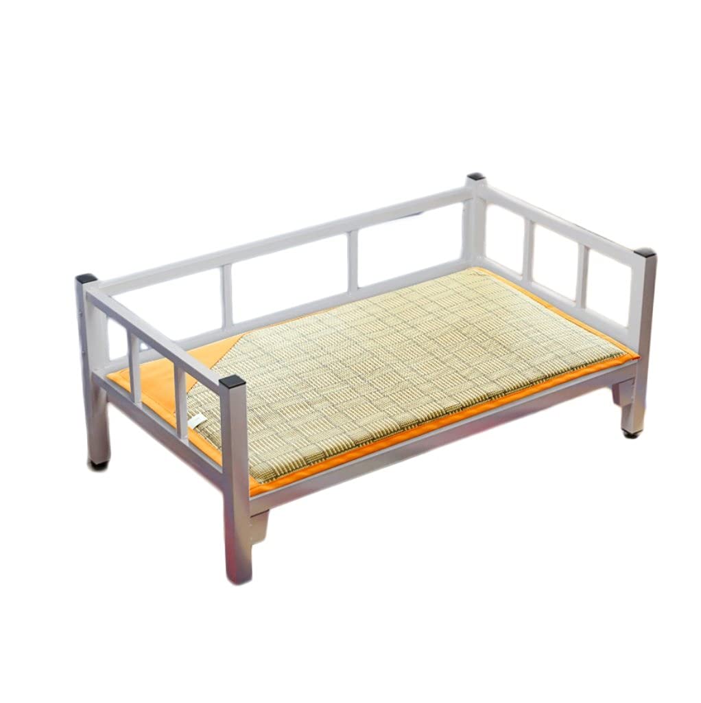Kennel Four Seasons Summer Winter Season Summer Mat Keep Warm Cat Nest Golden Retriever Large Dog Off The Ground Kennel Pets Supplies Dog Camp Bed (Color : C, Size : 7CM*50CM)