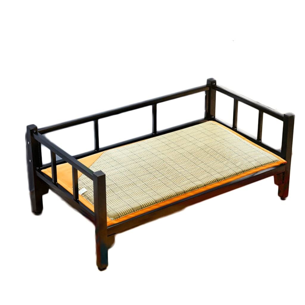 Kennel Four Seasons Summer Winter Season Summer Mat Keep Warm Cat Nest Golden Retriever Large Dog Off The Ground Kennel Pets Supplies Dog Camp Bed (Color : C, Size : 7CM*50CM)