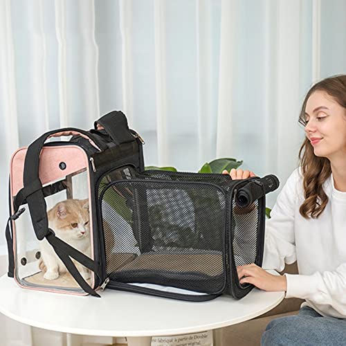 Pet Supplies Transparent Bag Backpack Folding Capsule Out Portable Case for