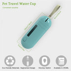 Mini Portable Pet Dog Water Bottle Puppy Small Dogs Chihuahua Travel Drinking Bowl Supplies Dispenser Feeder Stuff(OneColor)