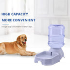 3.8L Automatic Pet Feeders Dog Drinking Bowl Large Capacity Water Food Holder Dogs Supplies