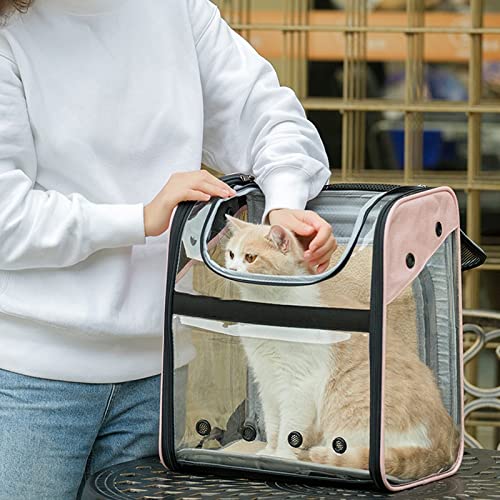 Pet Supplies Transparent Bag Backpack Folding Capsule Out Portable Case for