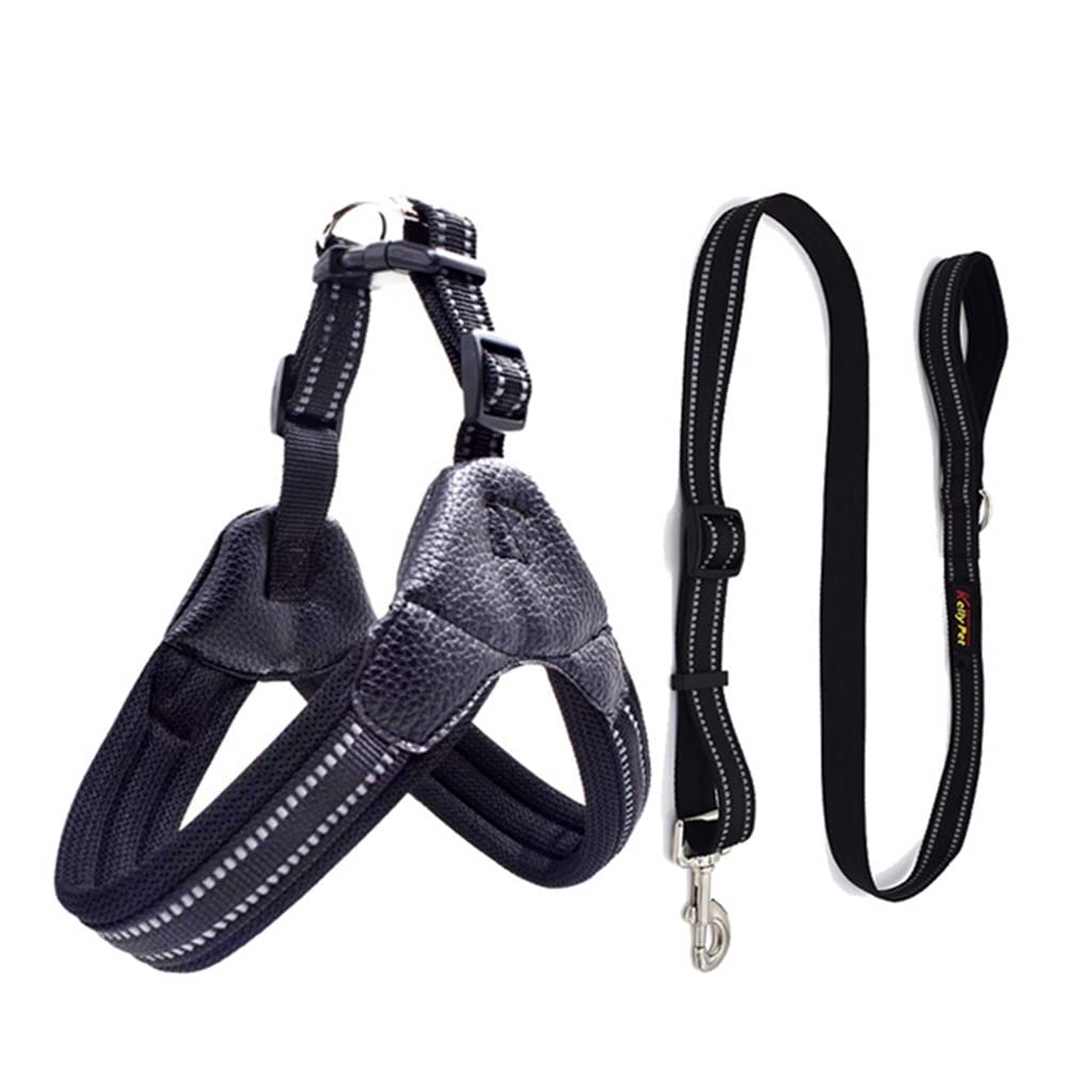 Breathable Nylon Mesh Dog Harness Adjustable and Leash Set Accessories Pet Supplies
