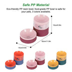 Dog Bowl Water Dispenser Automatic Storage Non-Slip Pet Bowls Food Feeder Container Supplies