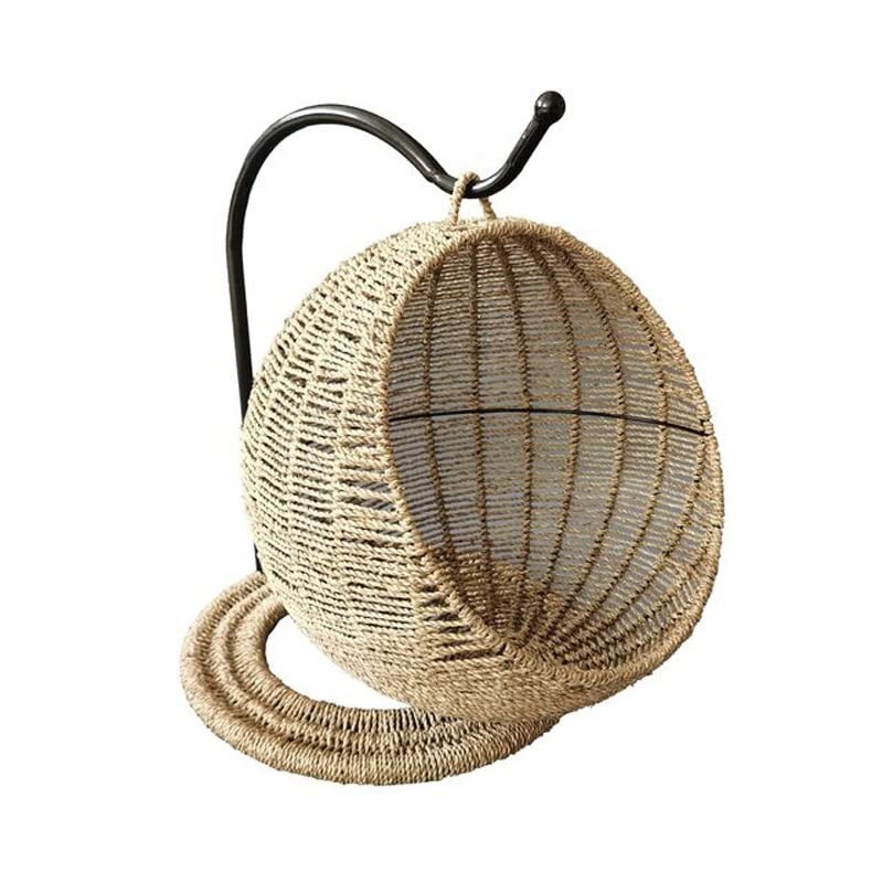 Pet Litter Cat Villa Layer Round Vine Nest Hanging Basket Dog Kennel Supplies