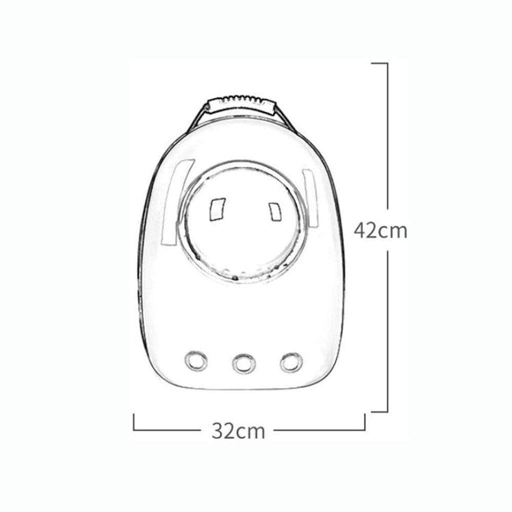 Pet Supplies Transport Backpack-Transparent Space Backpack-Bubble Capsule Bag-Airline Approved Design-Comfortable and Stylish