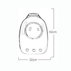 Pet Supplies Transport Backpack-Transparent Space Backpack-Bubble Capsule Bag-Airline Approved Design-Comfortable and Stylish