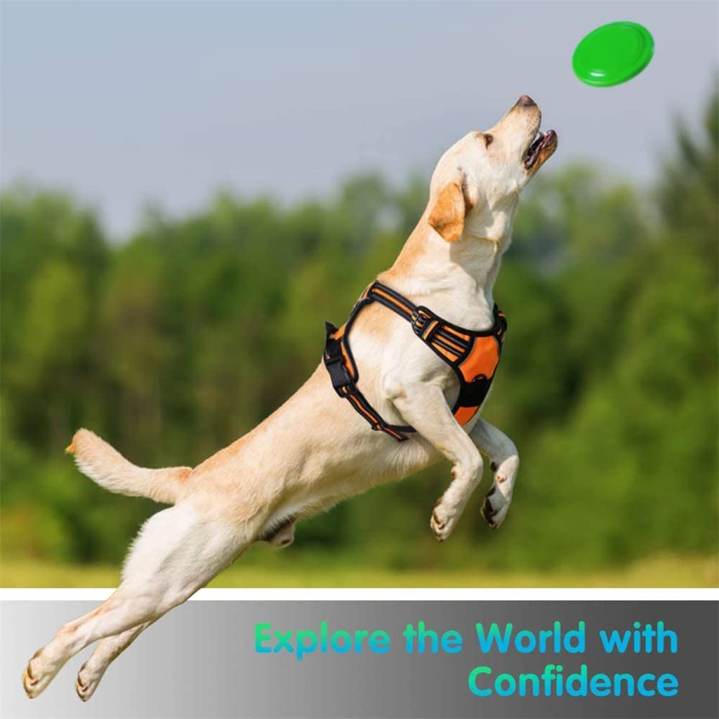 No Pull Dog Harness for Walking Pet Supplies Harness Adjustable Breathable Soft Vest for Pets (A X)