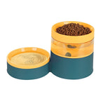Dog Bowl Water Dispenser Automatic Storage Non-Slip Pet Bowls Food Feeder Container Supplies
