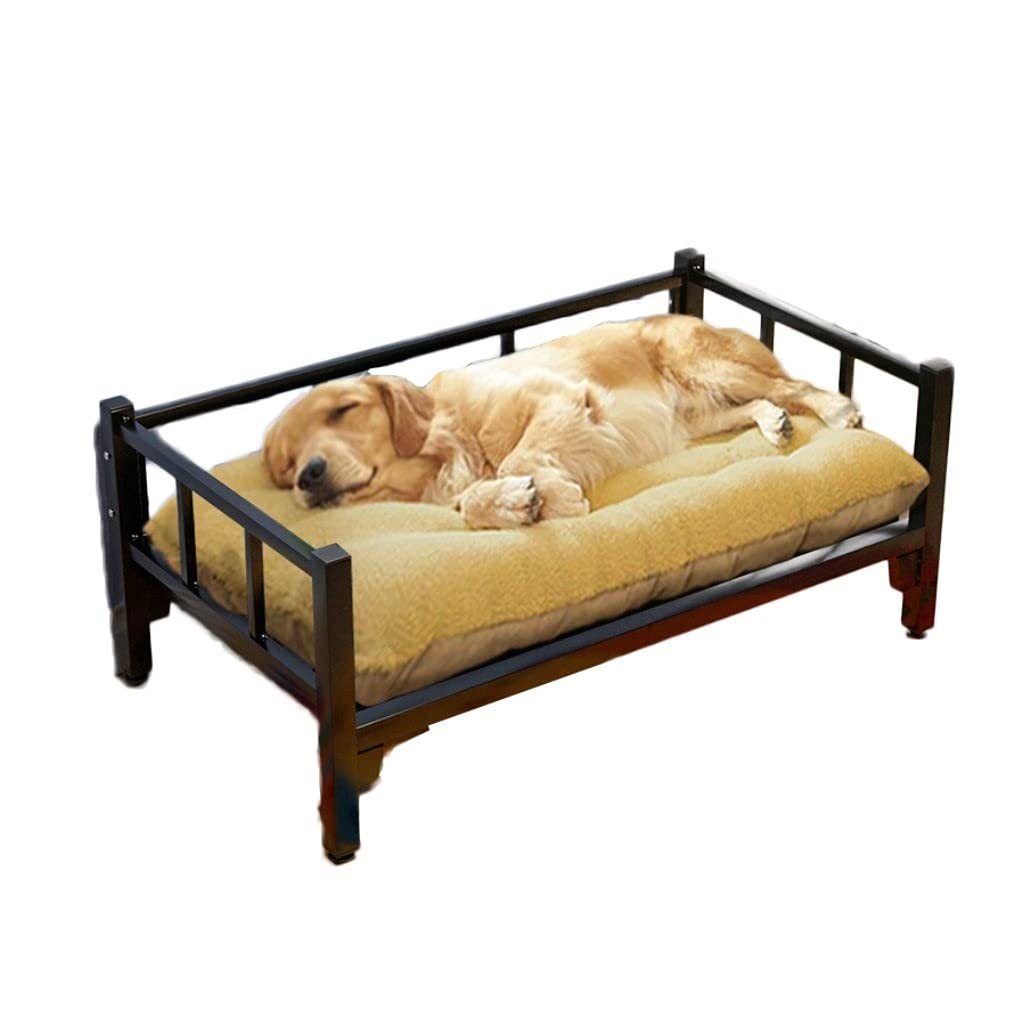 Kennel Four Seasons Summer Winter Season Summer Mat Keep Warm Cat Nest Golden Retriever Large Dog Off The Ground Kennel Pets Supplies Dog Camp Bed (Color : C, Size : 7CM*50CM)