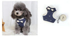 Dog Harness Leash Set Cute Bow Training Walking Vest Strap Small Pug Pet Supplies