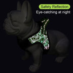 Reflective Nylon Dog Harness for Small Dogs No Pull Collar Pet Supplies Leash Vest for Bulldogs