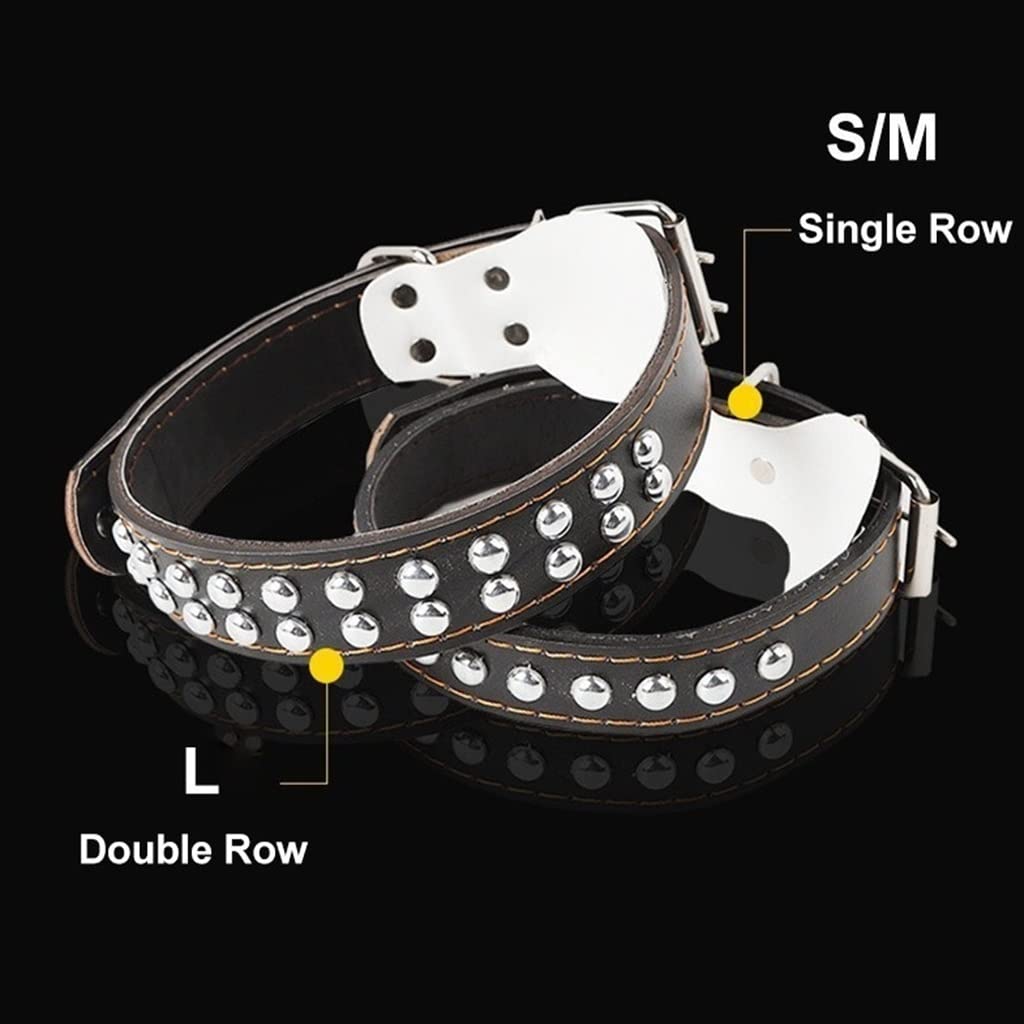 Braided Leather Dog Collar Leash Set for Medium Large Dog Soft Buffer Spring Bulldog Pet Leash Collar Supplies