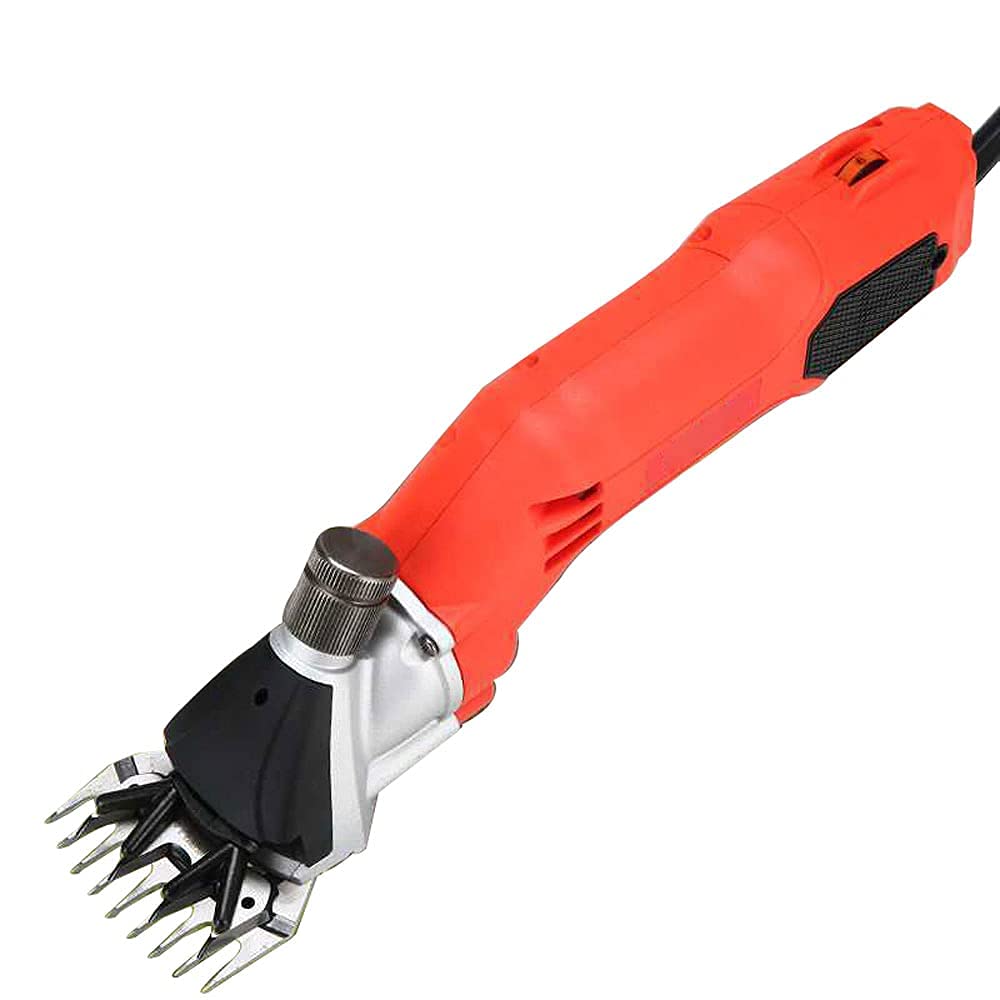 1200W Sheep Shears Electric Clipper 6 Speed Shearing Hand Piece Cutter Grooming Farm Pet Supplies Livestock for Goats Alpaca Sheep Hair Trimming Grooming