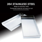 Stainless Steel Dog Crate Replacement Tray - Chew-Resistant, Leak-Proof Floor Pan with Welded Design for Pet Crate, Easy to Clean, Durable Pet Supplies