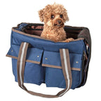 Canvas Pet Bag Cats and Dog Travel Portable Shoulder Cross-Body Supplies