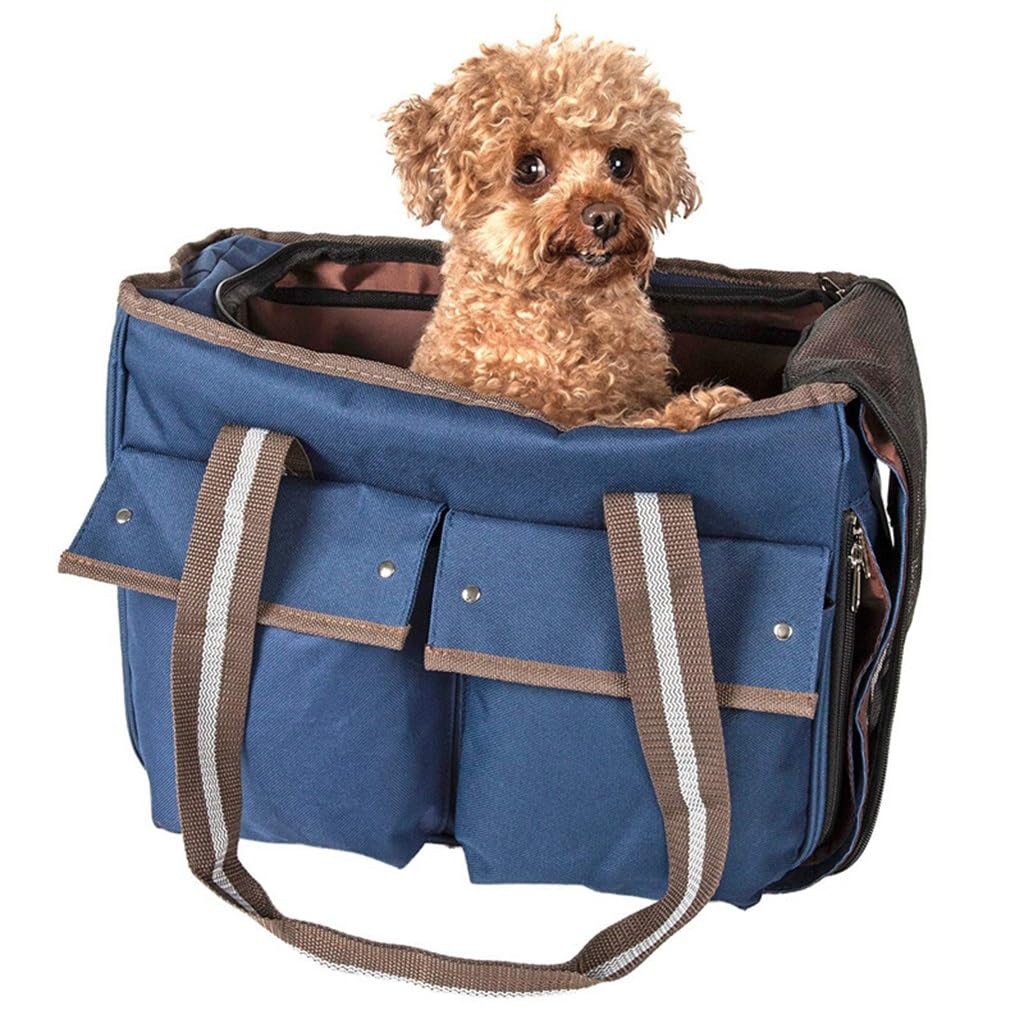 Canvas Pet Bag Cats and Dog Travel Portable Shoulder Cross-Body Supplies