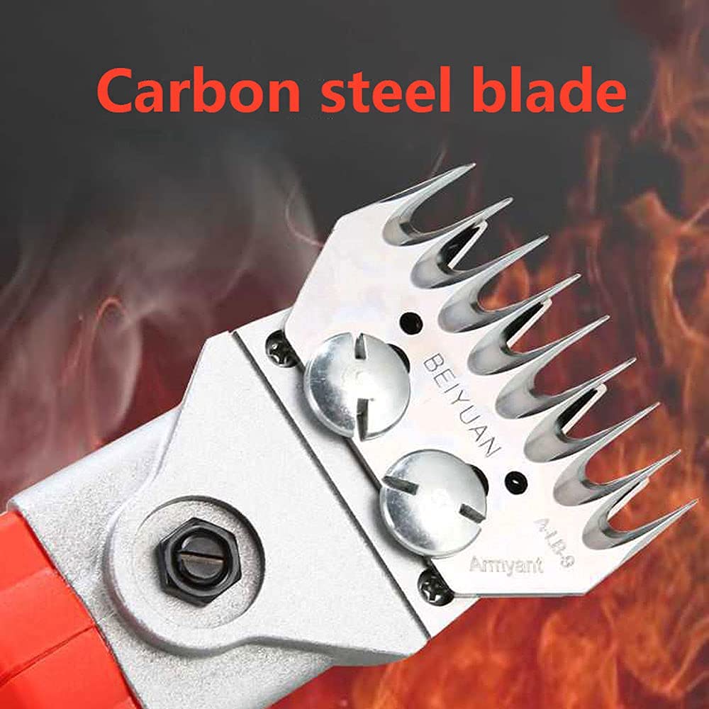 1200W Sheep Shears Electric Clipper 6 Speed Shearing Hand Piece Cutter Grooming Farm Pet Supplies Livestock for Goats, Alpaca, Sheep Hair Trimming Grooming