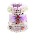 Fashion Princess Pet Clothes Dress T-Shirts Lovers Suit Small Medium Cats Dog Clothes Pet Supplies Dog Skirts (Size : Large) (XX)