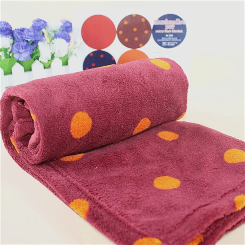 Soft Pet Blanket Warm Dog Mat Fleece Puppy Towel Dogs Sleeping Sofa Cover Supplies(White-Dinosaur Doodle4)