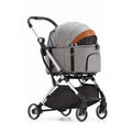 Premium Pet Stroller for Cats Dogs, Pet Strollers for Small Medium Dogs Separable Dog Pram Stroller Buggy Pushchairs Lightweight Folding Pet Stroller 4 Wheel Travel Supplies (Color : Grey)