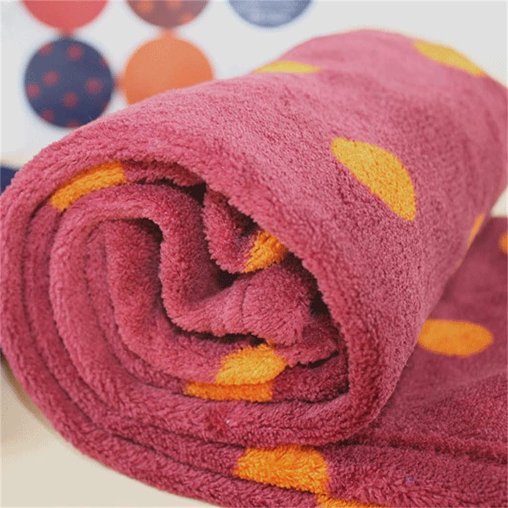Soft Pet Blanket Warm Dog Mat Fleece Puppy Towel Dogs Sleeping Sofa Cover Supplies(White-Dinosaur Doodle4)