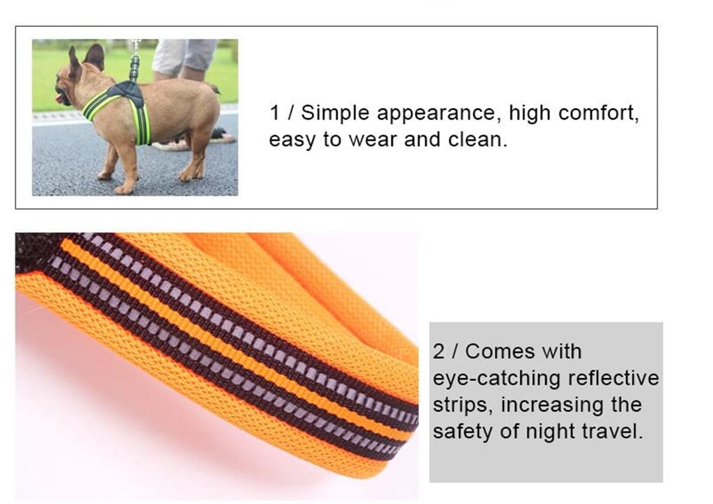 Breathable Nylon Mesh Dog Harness Adjustable and Leash Set Accessories Pet Supplies