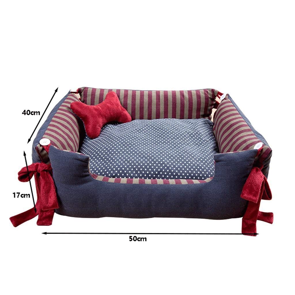 Pet Nest Autumn and Winter Washable Puppy Pad Method Dog Bed Supplies Four Seasons, Easy to Clean, Non-Slip