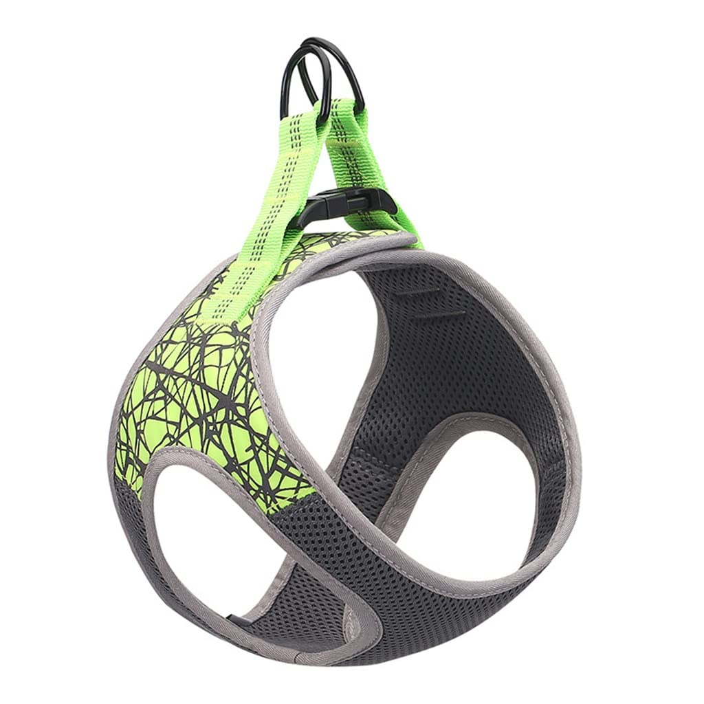 Small Dog Reflective Nylon Vest Without Pull Collars Pet Supplies